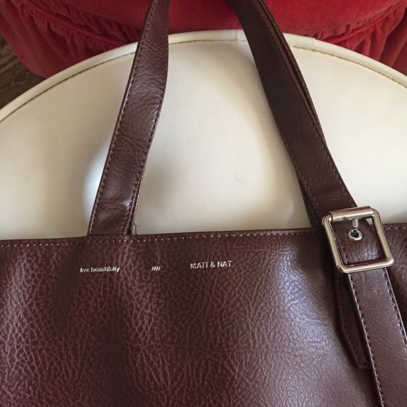 Mat and Nat Vegan Leather Briefcase - Picture 2 of 7
